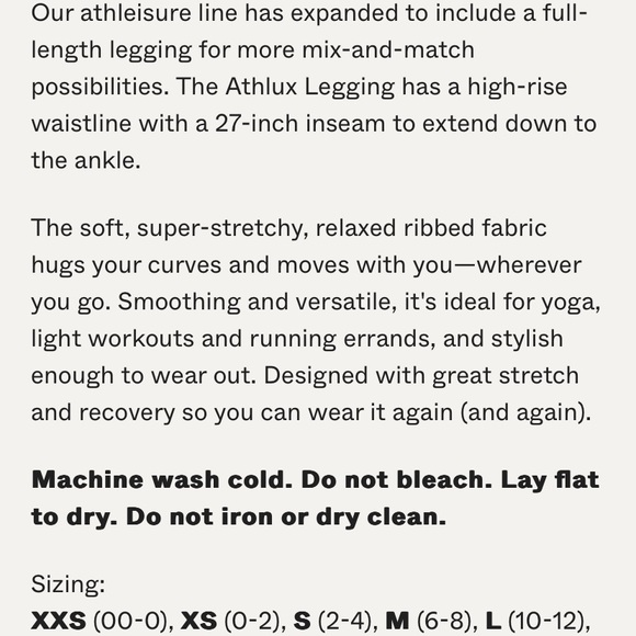 BNWT Ribbed high waisted leggings from sustainable brand Pepper - Picture 5 of 7